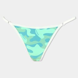 Dressa Active terepmintás állítható pántos string tanga bugyi - zöld