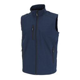 Dressa Softshell vízálló férfi mellény polár béléssel - sötétkék