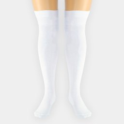 Dressa Socks pamut combzokni - fehér