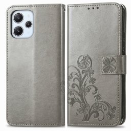 ART FLOWERS Pénztárcahuzat Xiaomi Redmi 12 szürke
