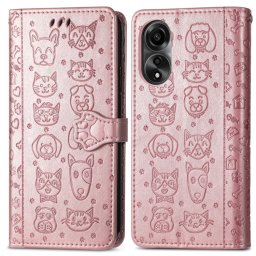 ART ANIMALS Tárcahuzat Oppo A78 rose goldhoz