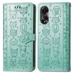 ART ANIMALS Oppo A78 zöld pénztárcahuzat