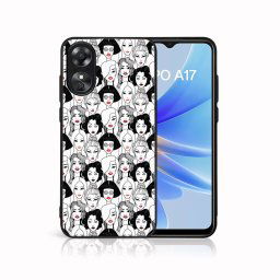 PROTEMIO MY ART Védőburkolat a Oppo A17 RÚZS (174) számára