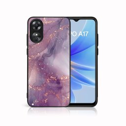 PROTEMIO MY ART Védőburkolat a Oppo A17-hez PURPLE (148)
