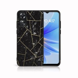 PROTEMIO MY ART Védőburkolat a Oppo-hoz A17 POLYGONAL (150)