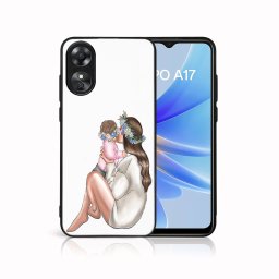 PROTEMIO MY ART Védőhuzat Oppo A17 BABY számára GIRL (111)