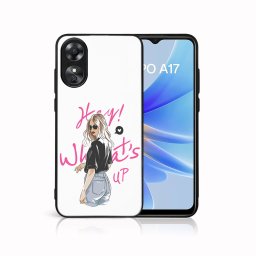 PROTEMIO MY ART Védőburkolat a Oppo-hoz A17 WHATSUP (132)