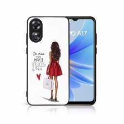 PROTEMIO MY ART Védőburkolat: Oppo A17 RED DRESS (137)