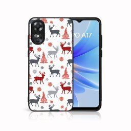 PROTEMIO MY ART Karácsonyi kivitelű borító Oppo A17 DEER (068)