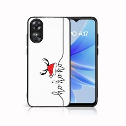 PROTEMIO MY ART Karácsonyi kivitelű borító Oppo A17 HOHOHO (073)