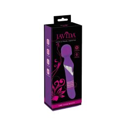 Javida Wand & Pearl - 2in1 masszírozó vibrátor (lila)