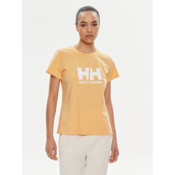 Helly Hansen Póló W Hh Logo T-Shirt 2.0 34465 Narancssárga Regular Fit