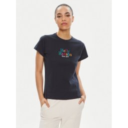 Helly Hansen Póló W Core Graphic T-Shirt 54080 Sötétkék Regular Fit
