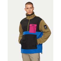 Helly Hansen Polár kabát Play 1/2 Zip Fleece 54086 Zöld Regular Fit