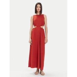 United Colors Of Benetton Nyári ruha 3BL05V00R Bordó Regular Fit