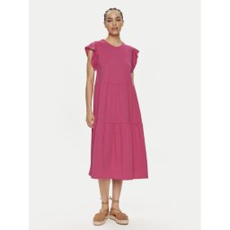 Vila Hétköznapi ruha Summer 14087542 Rózsaszín Loose Fit