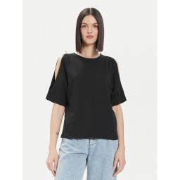 United Colors Of Benetton Póló 3BL0D1078 Fekete Regular Fit