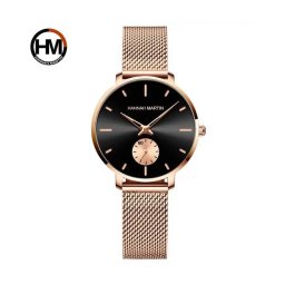 Hannah Martin Női Karóra - Rosegold és Fekete