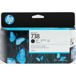 HP 738 (498N4A) - eredeti patron, black (fekete)