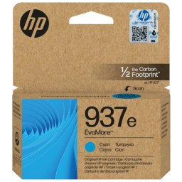 HP 937e (4S6W6NE) - eredeti patron, cyan (azúrkék)