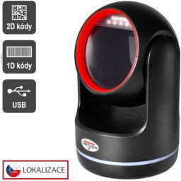Virtuos CCD 2D olvasó Virtuos HT-861A, helyhez kötött, USB, fekete