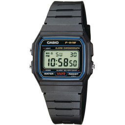 Casio Retro, unisex karóra - 35 mm - (F-91W-1YEG)