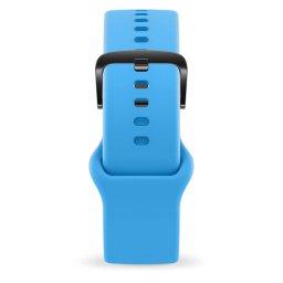 ICE smart 1.0 és 2.0, 1,96 - Kék, fekete szilikon szíj - (022546)