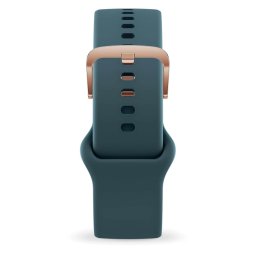 ICE smart 1.0 és 2.0, 1,96 - Sötétzöld, rozé arany szilikon szíj - (022551)
