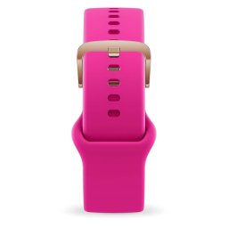 ICE smart 1.0 és 2.0, 1,96 - Magenta pink, rozé arany szilikon szíj - (022554)