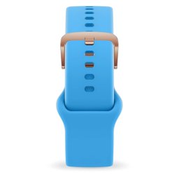 ICE smart 1.0 és 2.0, 1,96 - Kék, rozé arany szilikon szíj - (022555)