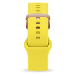 ICE smart 1.0 és 2.0, 1,96 - Sárga, rozé arany szilikon szíj - (022594)