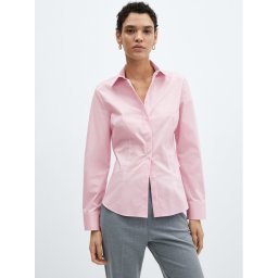 Mango Ing Sofia 67093261 Rózsaszín Slim Fit