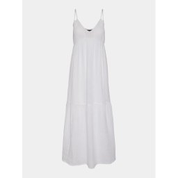 Pieces Nyári ruha Astina 17148071 Fehér Regular Fit