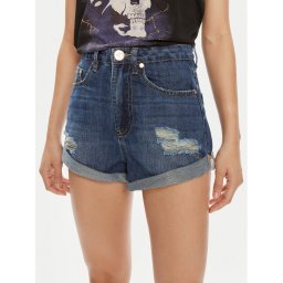 One Teaspoon Farmer rövidnadrág Bandits 26275 Kék Relaxed Fit