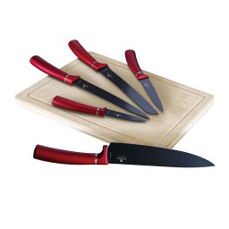Berlinger Haus Késkészlet 6 részes tapadásmentes bevonattal Burgundy Edition BH/2552AN