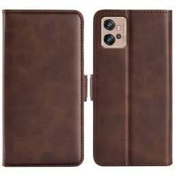 SIDE Wallet tok Motorola Moto G32 sötétbarna