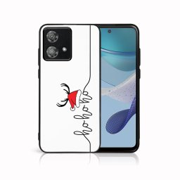 PROTEMIO MY ART Karácsonyi dizájnú borító Motorola Edge 40 Neo HOHOHO (073)