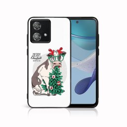 PROTEMIO MY ART Karácsonyi dizájnú borító Motorola Edge 40 Neo MERRY CHRISTMAS (074)