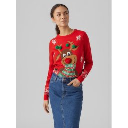 Vero Moda Sweater 10292636 Piros Regular Fit