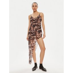 One Teaspoon Nyári ruha Goldie 26320 Barna Slim Fit