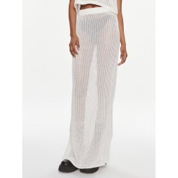 Tommy Jeans Maxi szoknya Open Stitch DW0DW17878 Ekru Regular Fit