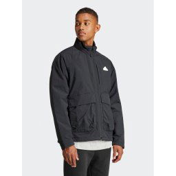 adidas Átmeneti kabát City Escape IN7193 Fekete Regular Fit