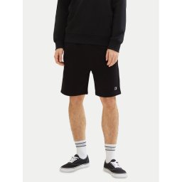 Tom Tailor Denim Sport rövidnadrág 1040931 Fekete Relaxed Fit