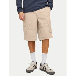 Jack&Jones Szövet rövidnadrág Jpstcole 12253222 Bézs Loose Fit