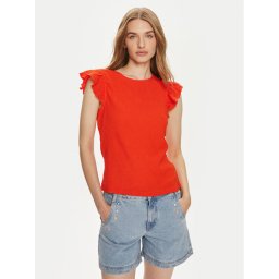 Pieces Blúz Luna 17147178 Piros Regular Fit