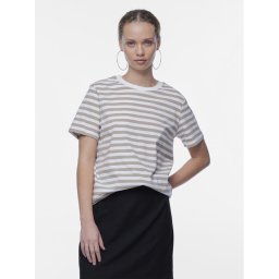 Pieces Póló Ria 17146339 Bézs Regular Fit