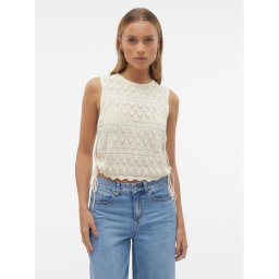 Vero Moda Felső Bali 10302924 Ekru Regular Fit