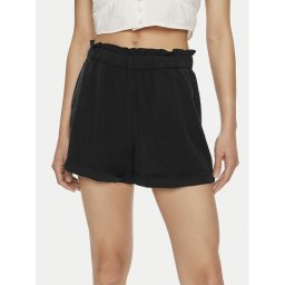 Vero Moda Szövet rövidnadrág Harper 10283731 Fekete Loose Fit