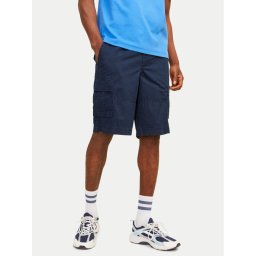 Jack&Jones Szövet rövidnadrág Jpstcole 12253222 Sötétkék Loose Fit