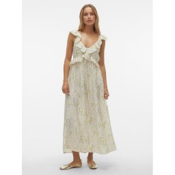 Vero Moda Nyári ruha Josie 10303761 Ekru Regular Fit